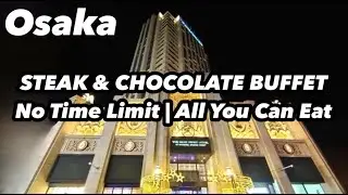 Enjoy all-you-can-eat steak, sushi, meat & chocolate at this special buffet now in Osaka!