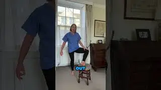 Piriformis and glutes stretch / Quick standing relief