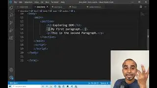 18 5 Capture Elements from HTML File using getElementBy Id  Complete Web Development Course