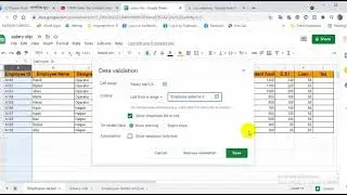 Salary Slip Limited Company For Microsoft excel or Google sheet Advance Formula