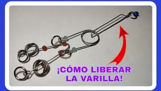 ROMPEZABEZAS DE ALAMBRE| ¿CÓMO LIBERAR LA VARILLA?| WIRE PUZZLES| HOW TO RELEASE THE ROD.