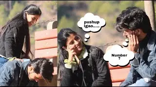 Cute Girl Impress By Pushups  Part 2 || Prank in India