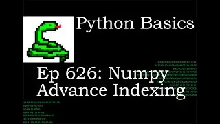 Python Basics Tutorial Numpy Advance Indexing Broadcast
