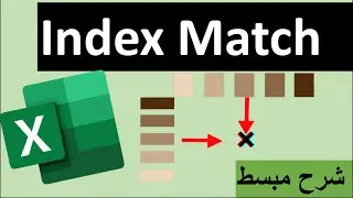 Index Match excel 2021 /شرح دالة index match