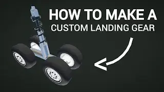 How To Make A Custom Landing Gear In SIMPLEPLANES (Simple) #tutorial #simpleplanes #build #how