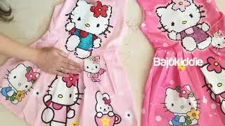 Bajukiddie Reverse Sequin Hello Kitty Dress
