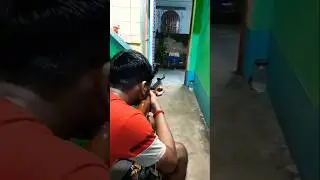 AK MONSTER 0.25CALIBER - 6.35MM BORE AIR RIFLE TARGET SHOOTIMG #targetshooting #pelletrifle #india