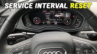 Сброс замены масла в AUDI Q5 (2018-2023) — самостоятельное устранение неисправности индикатора не...