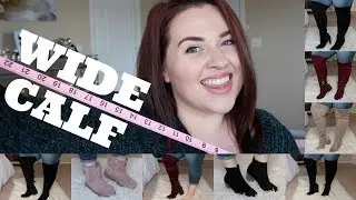 BOOT HAUL! Wide Calf Thigh High Boots & Booties |Plus Size Fashion|