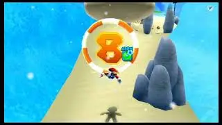 Super Mario Galaxy - 86 - Galaxia del Bucle Acu&aacute;tico - Persiguiendo a la Orca