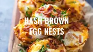 Hash Brown Egg Nests