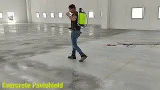 Concrete floor protection with Evercrete Pavishield