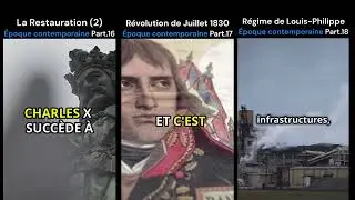 La Restauration, La R&eacute;volution de juillet et Louis-Philippe Ier PART 6 #histoire #france