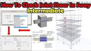 How To Check Joint Shear Ratio In Sway Intermediate IMF 2023
