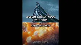 ARKHAM BATMAN (WITH PREP) VS AVENGERS #shorts #marvel #dc #1v1