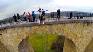 Saut pendulaire au viaduc des fauvettes