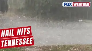 Watch: Hailstorm Rattles Middle Tennessee During Severe Weather