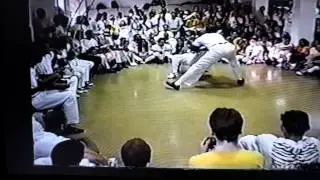 mestre Jurandir e Mestre Valmir vadiando com Mestre Lua de Bobo'.