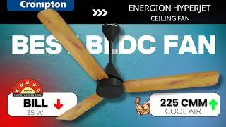 This Fan Runs on Just 35W! 😱  Crompton Energion Hyperjet Smart Fan ⚡️ Full Review