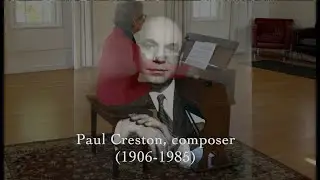Paul Creston's 1946 Pastoral Dance on portable suitcase folding pump organ