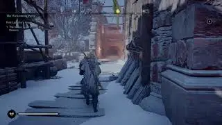 AC:Valhalla - Jorvik Theatre wealth, locked door+key, explosive wall, Gear, Aella's Bardiche