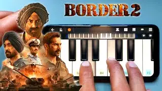BODER 2 Background Music Pinao Tutorial | BORDER 2 Instrumental Cover On Mobile Piano Walkband