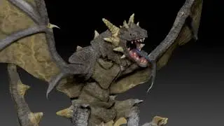 Rock Drake ZBrush Turntable
