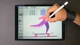 Skateboard ✍️ Animation with iPad Pro