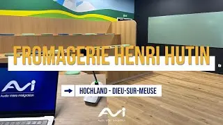 Des espaces connect&eacute;s - Int&eacute;gration audiovisuelle AVI - Fromagerie Henri Hutin - Groupe Hochland