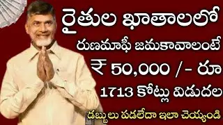 Good News for Farmers Loan Waiver Fund 1713 Crore Released in Farmers Account Apply Now