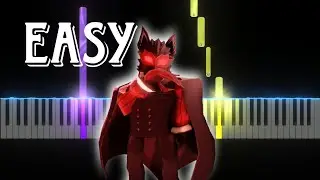 Nosferatu Chase Theme - Forsaken OST (Easy Piano Tutorial)
