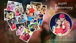 Anniversary Video Editing By Kinemaster | Best Anniversary Template | Black Screen Template Video