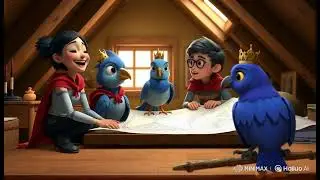 Tia and the Magical Pet Bird 🐦 | Short Fantasy Story for Kids | Kids Hub