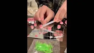 Creative Diy Tulip Flower Sea Cube Three-Dimensional Small Night Lamp Material Package