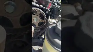 Timing belt missing teeth jumped timing 😬😬😬