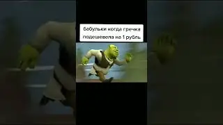 БАБУЛЬКИ КОГДА ГРЕЧКА ПОДЕШЕВЕЛА НА 1 РУБЛЬ 😂 ШРЕК ТИК ТОК - МЕМЫ ТИК ТОК - ПРИКОЛЫ ТИК ТОК 😆