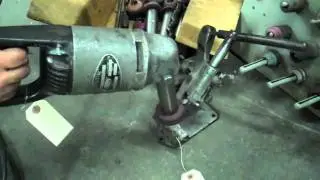 Sioux Valve Seat Grinder - Lot 1163 - Turning On