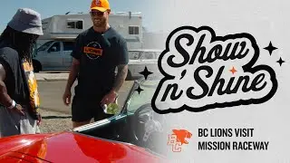 BC Lions Running Back James Butler & Fullback Riley Pickett Visit Mission Raceway Drag Races!