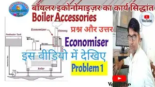 Boiler economizer एक हीट-रीकवरी उपकरण ह.economizer working animation.super heater working animation