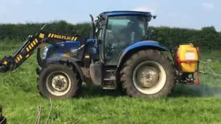 Just a bit of spraying in a paddock