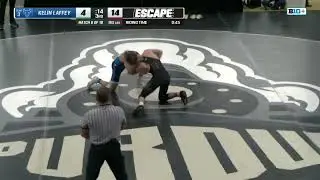 165lbs: Purdue's Joey Blaze vs. Buffalo's Kelin Laffey | Purdue Wrestling