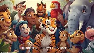 Tara the Tiger 🐯 | Jungle Moral Story for Kids | Kindness and Friendship Story
