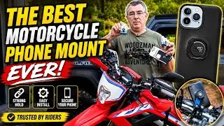 Крепление для телефона Quad Lock! Лучшее крепление для телефона на мотоцикл! Обзор установки
