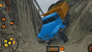 Backhoe Loader JCB Simulator Gameplay 🚜 | Indian JCB Truck Driving Game | Android Offroad Driving