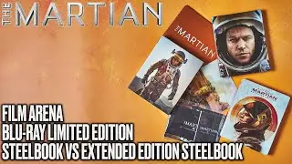 The Martian - Film Arena Ltd Edition Steelbook vs Extended Edition Steelbook Unboxing / Comparison