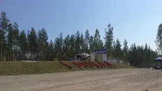 Sebastien Ogier Massive Jump at Ruuhim&auml;ki Power Stage SS23 - Neste Rally Finland 2018