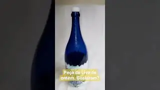 Pe&ccedil;a da Live de ontem. Gostaram? Video dispon&iacute;vel. #artesanato #youtube #live