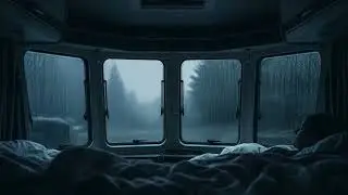 Pluie et tonnerre pour dormir dans une voiture confortable | Sommeil et d&eacute;tente | Calmant