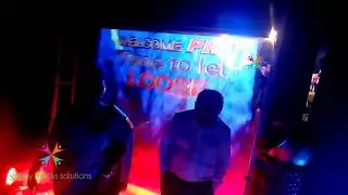 FOG SCREEN PROJECTION DISPLAY AT  TAJ FISHERMAN'S COVE (VIVANTA )FOR UNION BANK (91 9840550814)