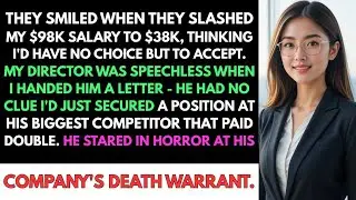 Boss Slashed My $98K Salary to $38K—Then I Dropped a PATENT FILE on the Table They'll Never Forget…